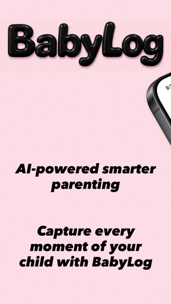 BabyLog intro — AI-powered smarter parenting; capture every moment of your child with BabyLog