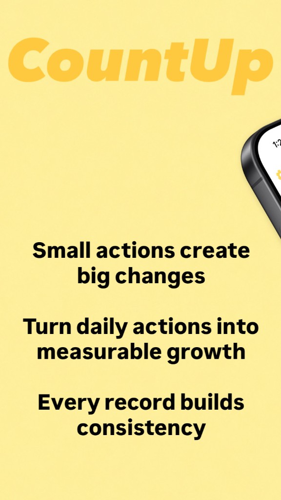 CountUp — Small actions create big changes