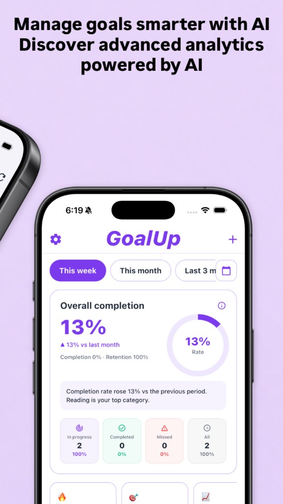 GoalUp — Advanced analytics powered by AI