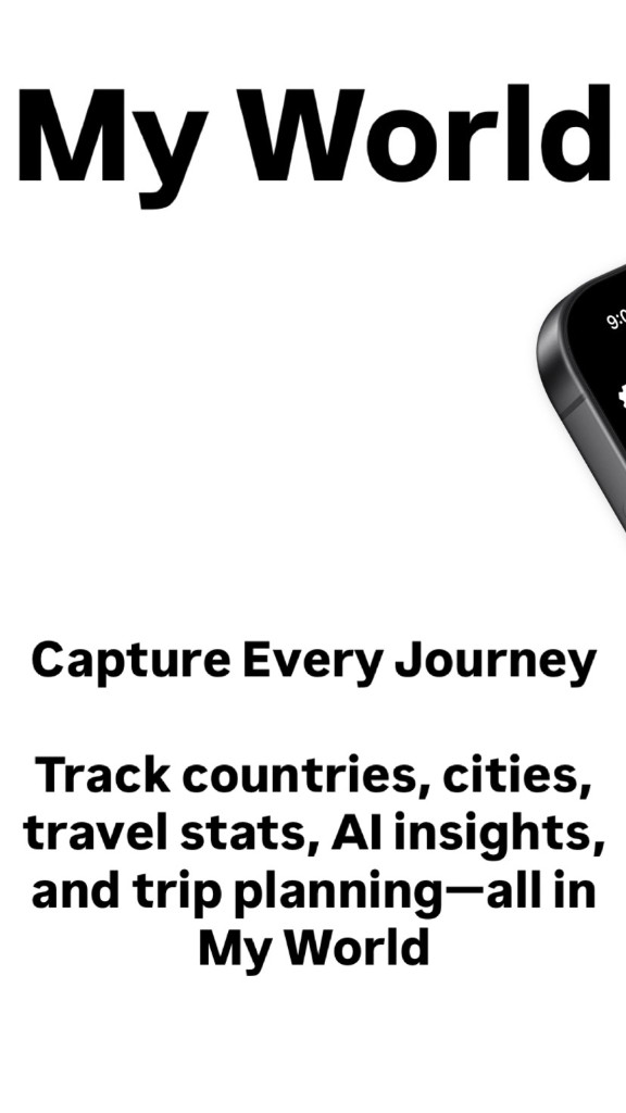 My World — Capturez chaque voyage