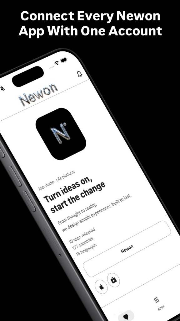Newon — Connect all Newon apps with one account