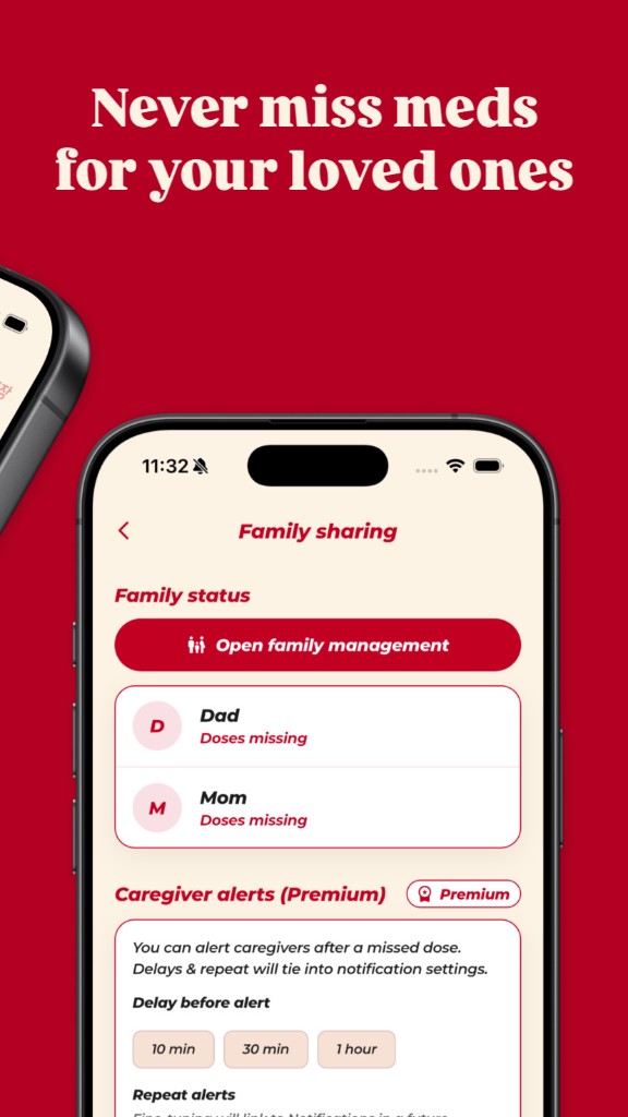 Pillmate — never miss meds for your loved ones