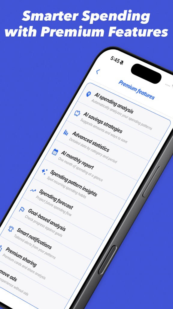 SAVY — Smarter spending with premium features