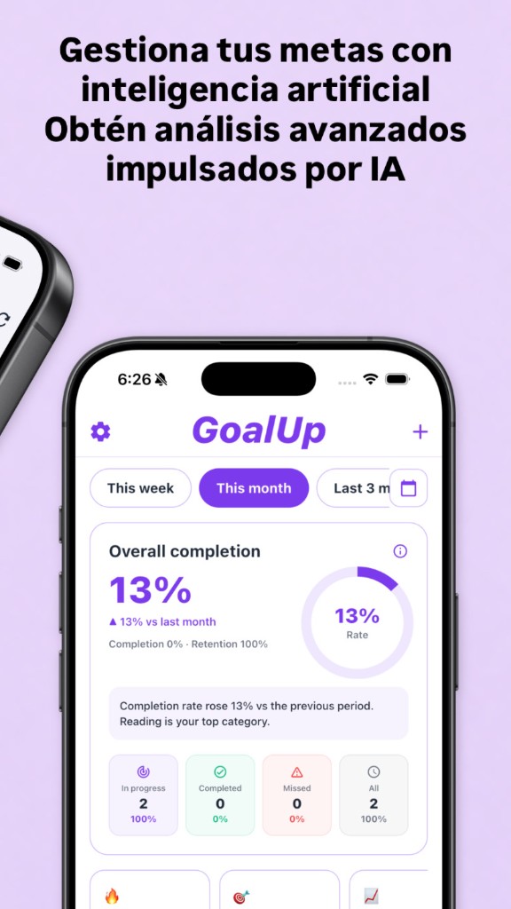GoalUp — Análisis avanzados impulsados por IA