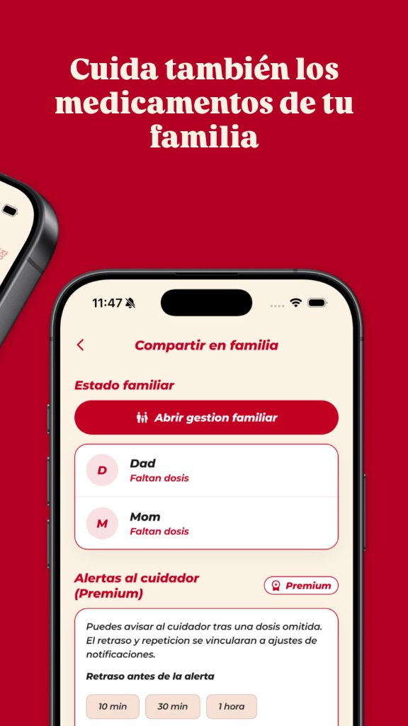 Pillmate — cuida también los medicamentos de tu familia
