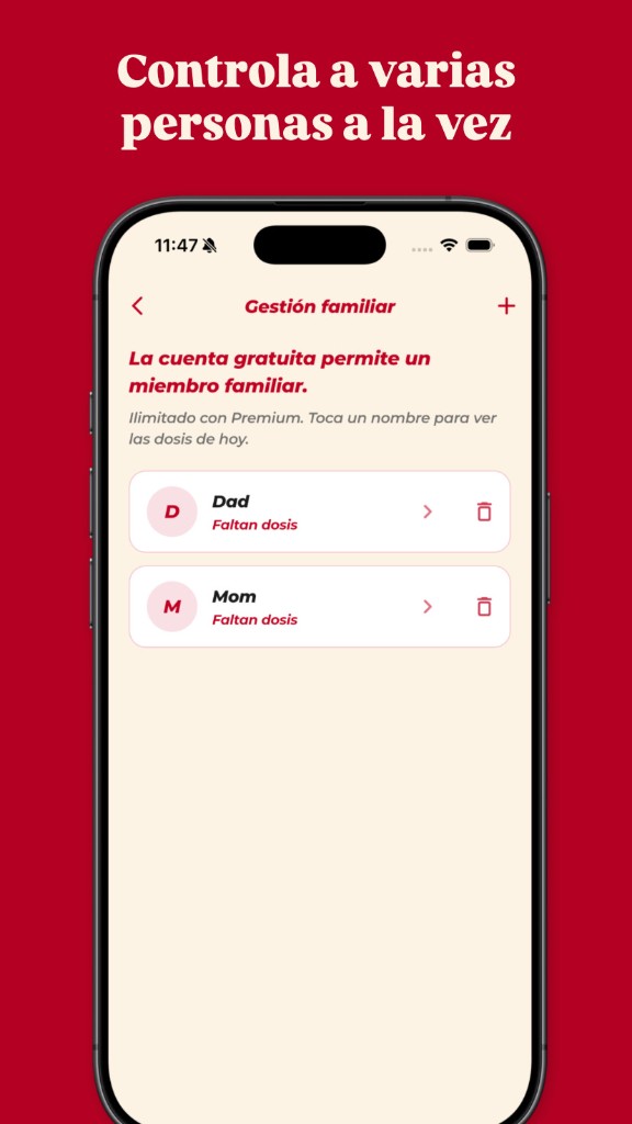 Pillmate — análisis, compartición e informes (funciones premium)