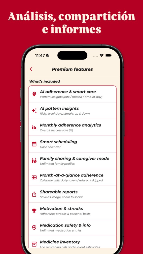 Pillmate — controla a varias personas a la vez en la gestión familiar