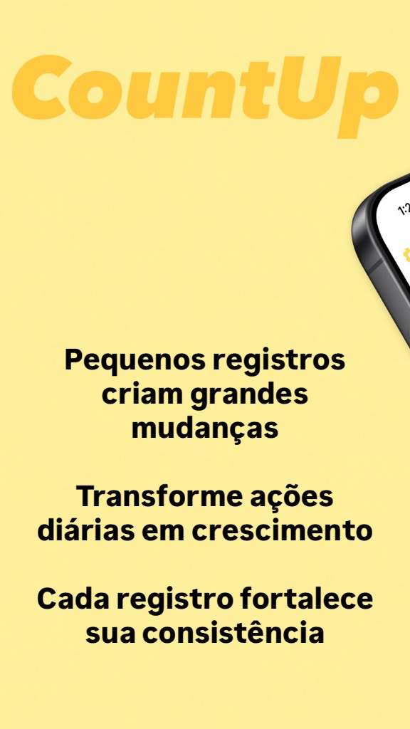 CountUp — Pequenos registros criam grandes mudanças