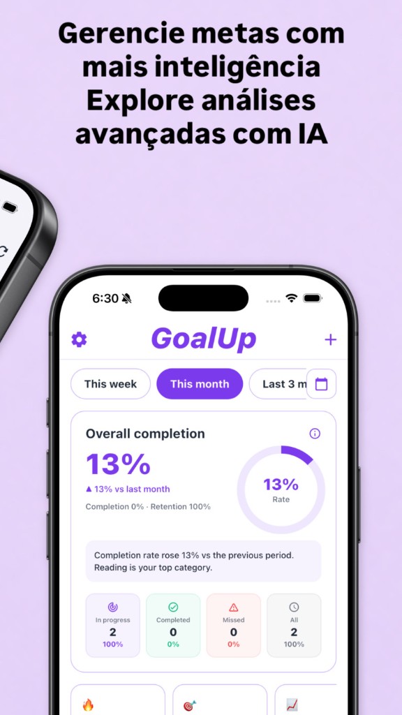 GoalUp — Análises avançadas com IA