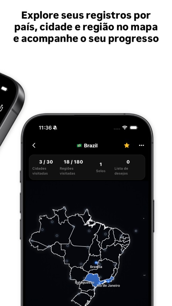 My World — Registros de visitas por cidade e região