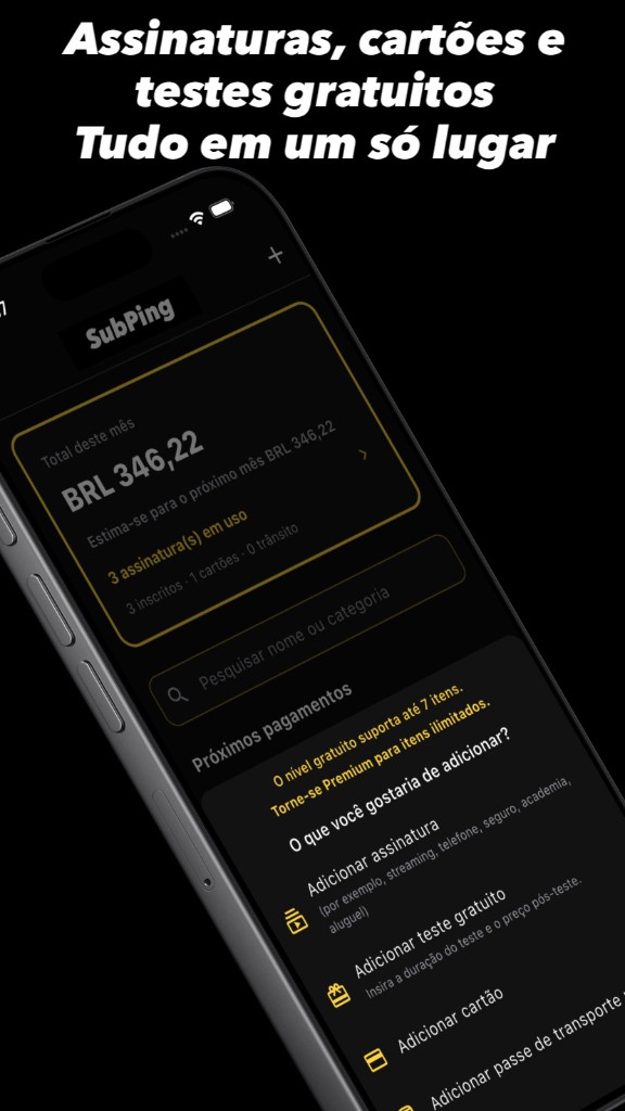 Painel do SubPing